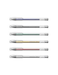 BLIST. 6 BOLIGRAFOS ERK GLITTER 46526 2