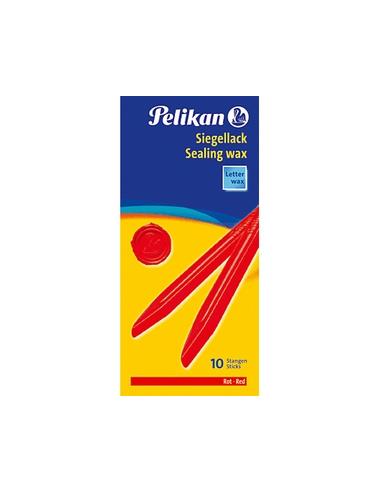 BARRA LACRE PELIKAN ROJO C/10