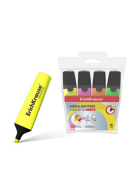 BL. 4 ROTULADORES FLUOR ERICH V12 32504