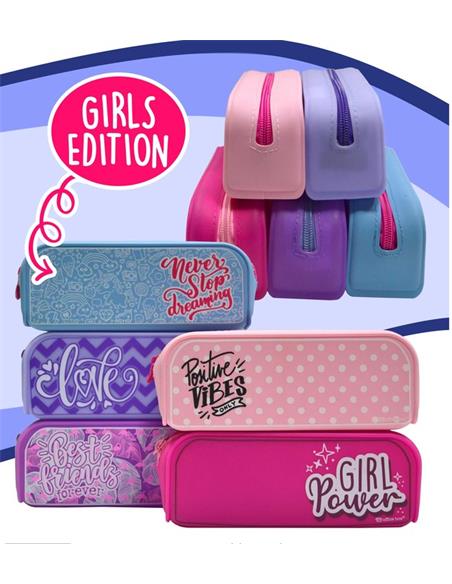 PORTATODO RECT. HIT SILICONE GIRLS 58102