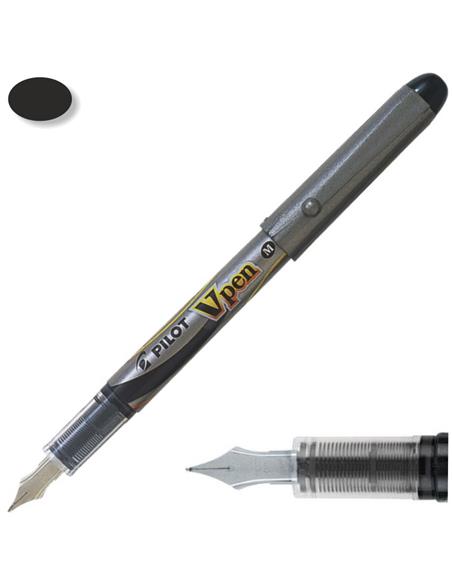 PLUMA PILOT V-PEN DESECHABLE NEGRA