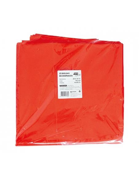 BOLSA DISFRACES 65x90 ROJA B/25