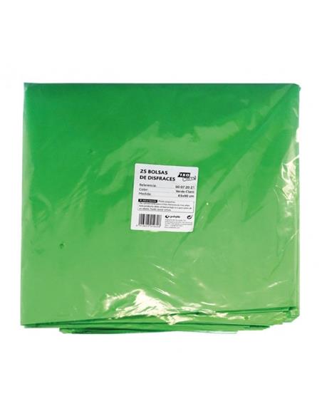 BOLSA DISFRACES 65x90 VERDE CL. B/25