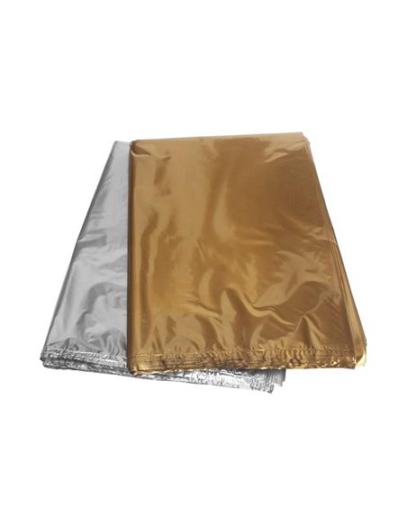 BOLSA DISFRACES 65x90 PLATA B/25