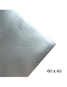 LAMINA GOMA EVA 40x60 METALIZ. PLATA