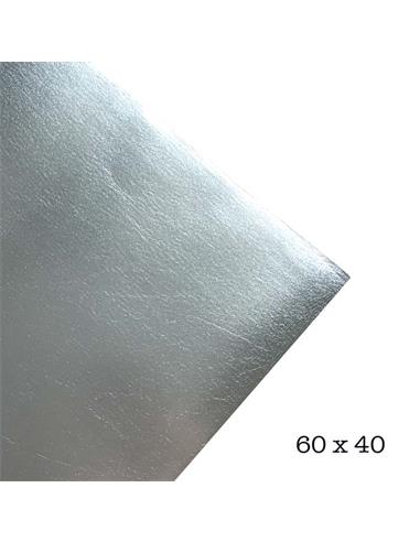 LAMINA GOMA EVA 40x60 METALIZ. PLATA