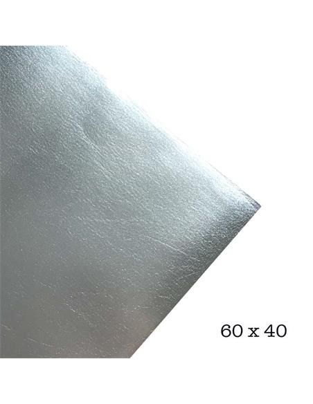 LAMINA GOMA EVA 40x60 METALIZ. PLATA