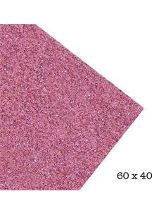 LAMINA GOMA EVA 40x60 GLITTER ROSA