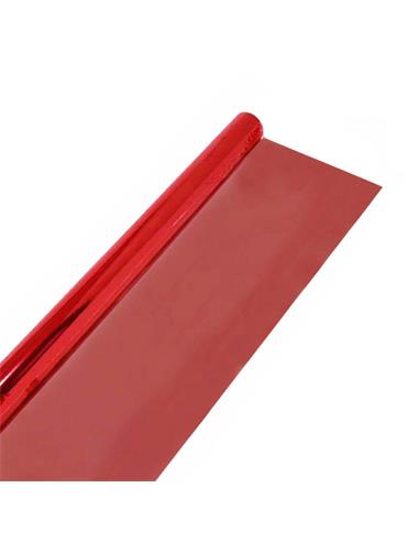 ROLLO CELOFAN 25 PL ROJO
