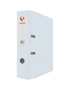 ARCHIVADOR Fº 65 MM. GRAF. BLANCO