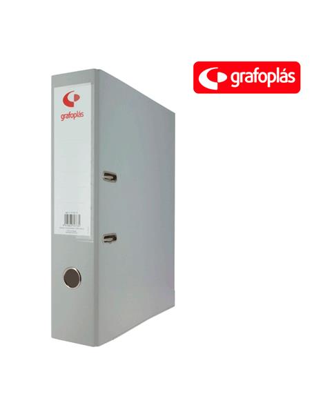ARCHIVADOR Fº 65 MM. GRAF. GRIS