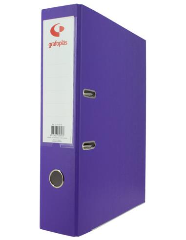 ARCHIVADOR Fº 65 MM. GRAF. VIOLETA