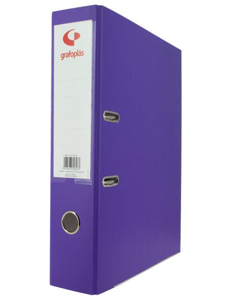 ARCHIVADOR Fº 65 MM. GRAF. VIOLETA