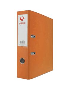 ARCHIVADOR Fº 65 MM. GRAF. NARANJA