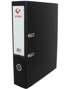 ARCHIVADOR Fº 65 MM. GRAF. NEGRO