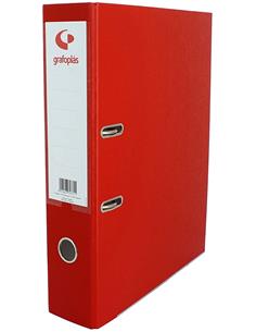 ARCHIVADOR Fº 65 MM. GRAF. ROJO