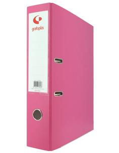 ARCHIVADOR Fº 65 MM. GRAF. ROSA