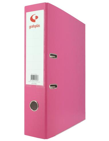 ARCHIVADOR Fº 65 MM. GRAF. ROSA