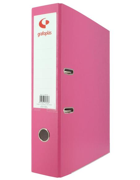ARCHIVADOR Fº 65 MM. GRAF. ROSA
