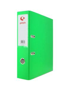 ARCHIVADOR Fº 65 MM. GRAF. VERDE CL.
