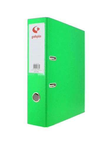 ARCHIVADOR Fº 65 MM. GRAF. VERDE CL.