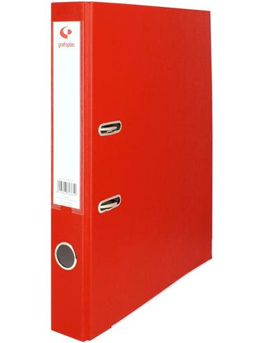 ARCHIVADOR Fº 45 MM. GRAF. ROJO
