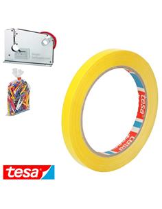 CINTA CIERRA BOLSAS 66x12 TESA AMARILLO