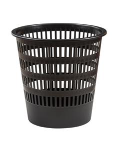 PAPELERA PLASTICO REJILLA 307 NEGRA