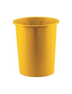 PAPELERA PLASTICO LISA 305 AMARILLO