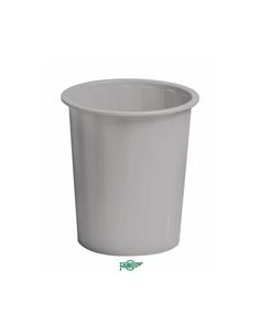 PAPELERA PLASTICO LISA 305 GRIS