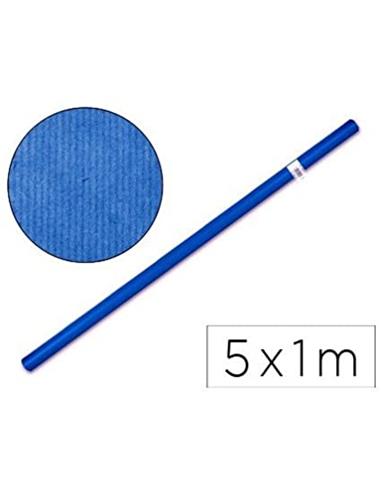 ROLLO PAPEL KRAFT 5 MTS.AZUL