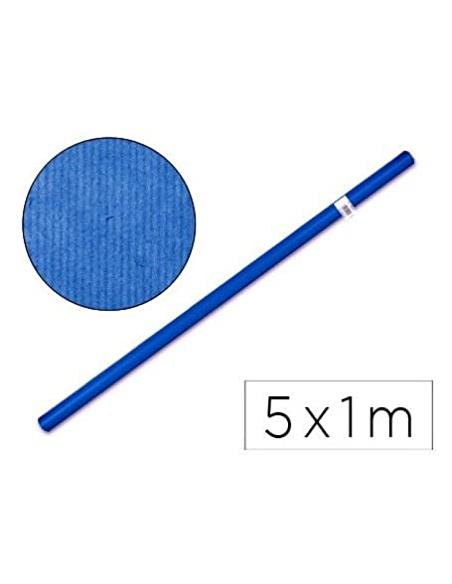ROLLO PAPEL KRAFT 5 MTS.AZUL