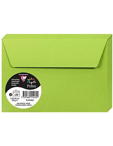 PTE. 20 SOBRES 114x162 VER. MENTA 5546C