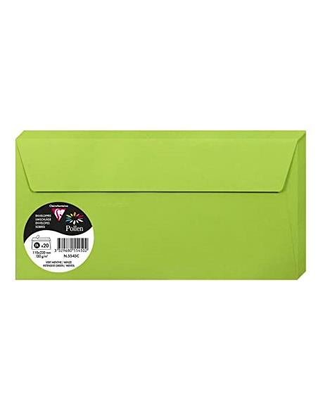 PTE. 20 SOBRES 110x220 V. MENTA 5545C