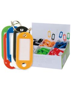 LLAVERO PORTAETIQUETA Q-CONNECT COLORES