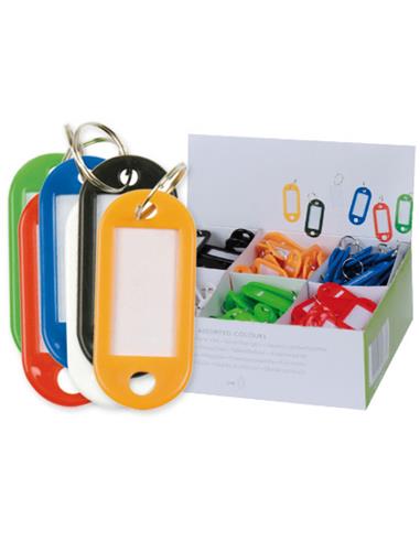 LLAVERO PORTAETIQUETA Q-CONNECT COLORES