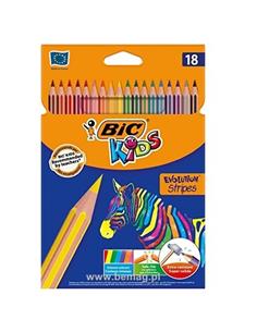 LAPICEROS BIC KIDS EVOLUTION 18 COL.