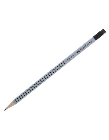 LAPIZ TRIANG.GRIP FABER C/GOMA 2001-HB