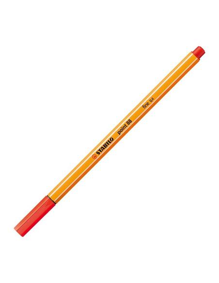 ROTULADOR STABILO POINT 88/48 CARMIN