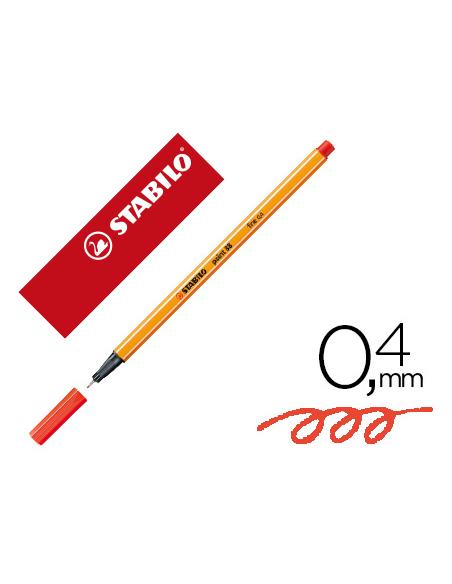 ROTULADOR STABILO POINT 88/48 CARMIN