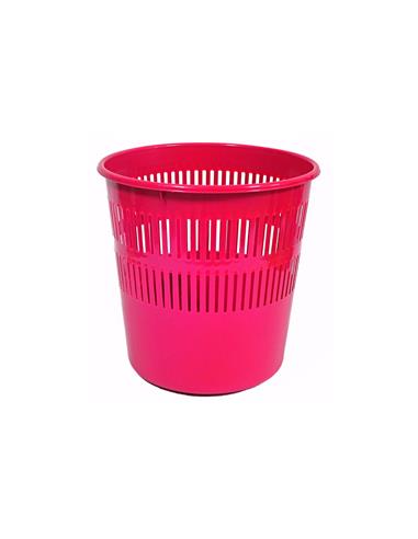 PAPELERA PLASTICO REGILLA OFFIC. ROJO