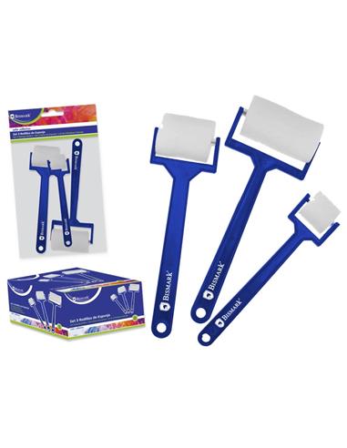 BLISTER 3 RODILLOS ESPONJA 327896 BISM.