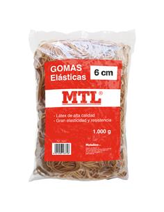 BOLSA ARILLOS GOMAS 1000 GR. 6 MTL
