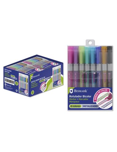 ROTULADOR BIC. PLATA+NEON 8 COL. 327906