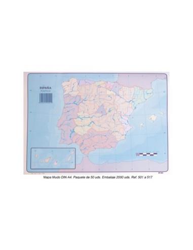 MAPA MUDO AFRICA POLITICO