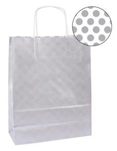 BOLSA KRAFT PLATA 32x16x39 APLI 101851