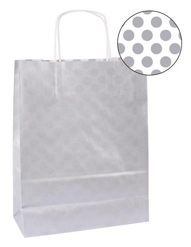 BOLSA KRAFT PLATA 32x16x39 APLI 101851