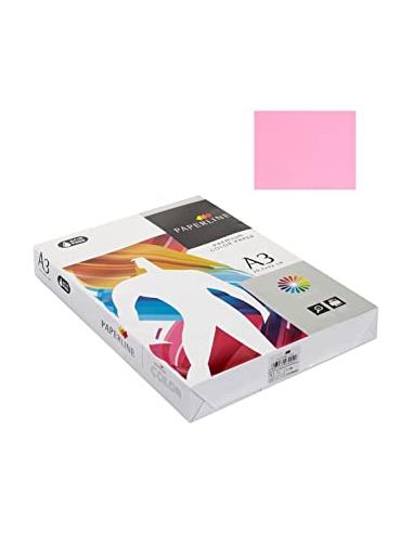 PAPEL A3 500/H 80 GR. ROSA CLARO