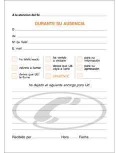 TALONARIO LLAMADAS TELEF. 8º NAT. T-62