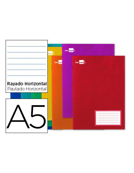 LIBRETA 32-H LIDER A5 HORIZ. 22525